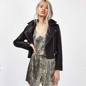 Topshop Gold Romper